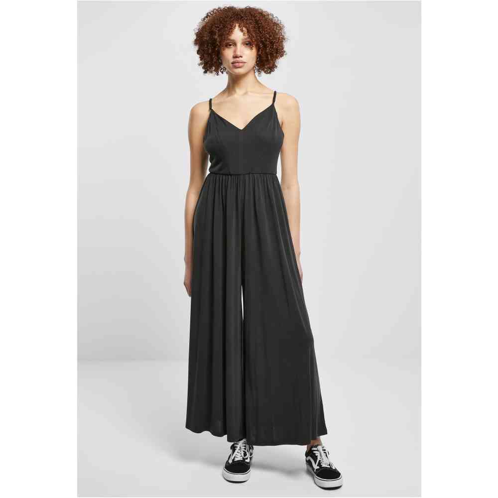 Urban Classics - Modal Spaghetti Jumpsuit - Noir